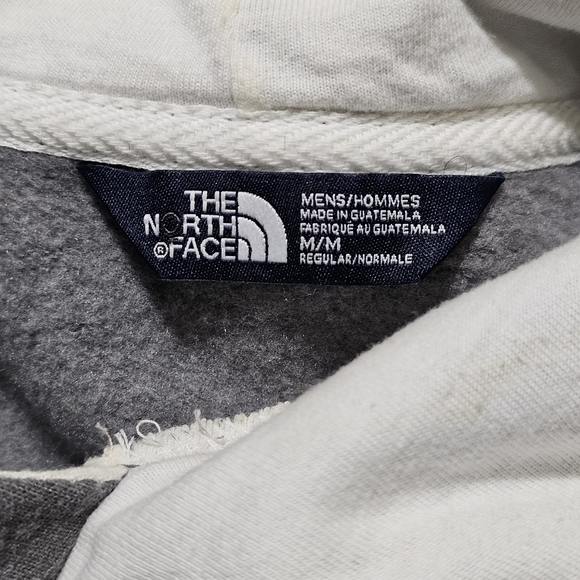 The North Face Men’s Size Medium Pullover Hoodie Gray USA Red Blue Patriotic TNF - Picture 8 of 10